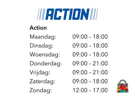 openingstijden action de mare