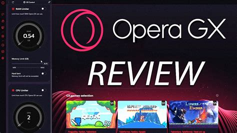 Opera GX Review Browser For Gamers YouTube