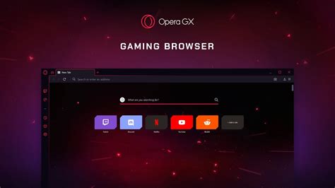 opera gx for gaming