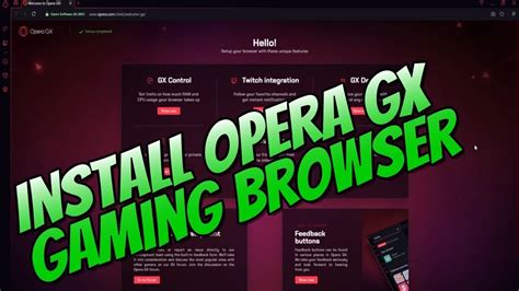 opera gx installer download