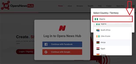 opera news hub account login