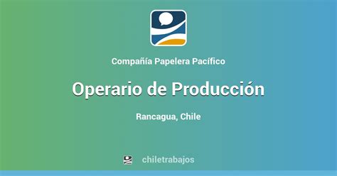 operario produccion rancagua