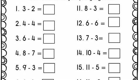 Soalan Matematik Operasi Tolak Tahun 1 : 17 Nota Matematik Tahun 1 Yang