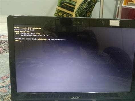 operating system not found acer aspire v5 132
