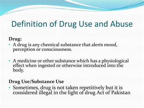 operational definition of substance abuse