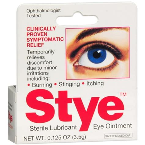 ophthalmologic ointment for stye