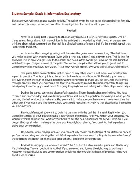 opinion essay examples high school