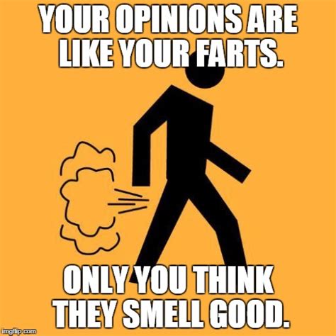 opinion is like a fart