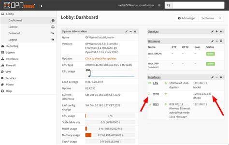 opnsense allow dhcp client on wan