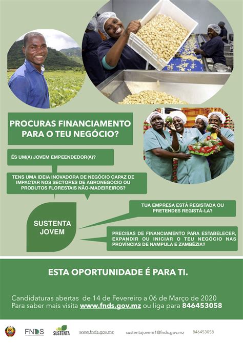 oportunidade de financiamento em mocambique