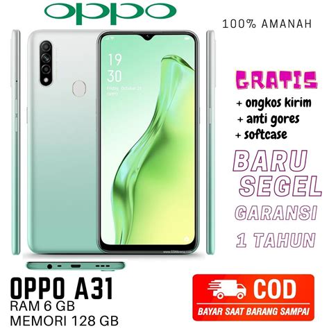 Oppo A31 Ram 6, Smartphone Pilihan Ideal Untuk Pengguna Indonesia