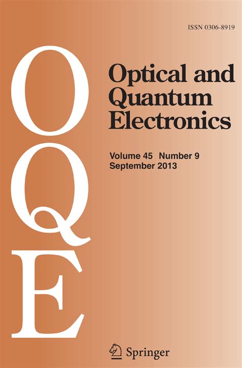 Optical And Quantum Electronics Journal