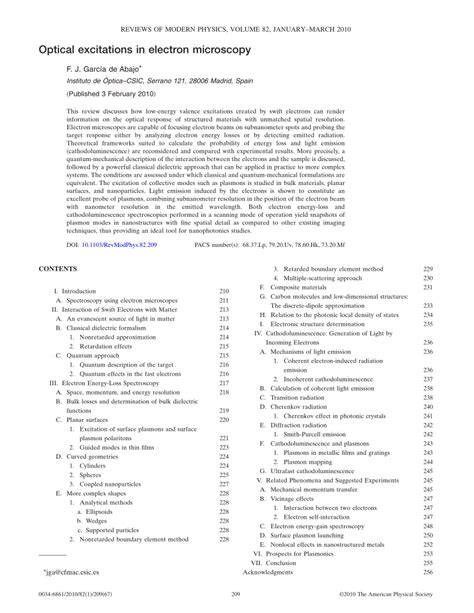 Optical Excitations In Electron Microscopy