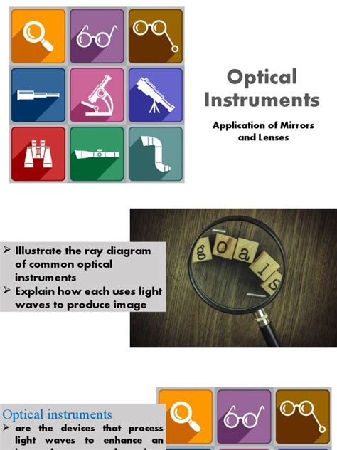 Optical Instruments Application