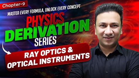 Optical Instruments Derivation Class 12