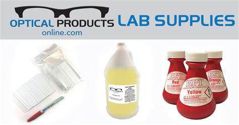 Optical Lab Supplies