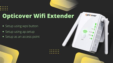 How To Set Up Opticover Wireless Range Extender Miller Copievere