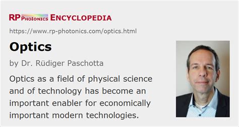 Optics Technical Definition