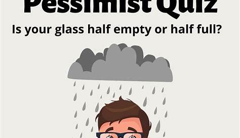 Optimism Pessimism Autism Outgoing Quiz The PessimistOptimist Role Play ESL Worksheet By