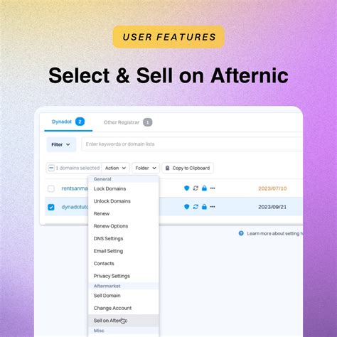 Optimize Your Domain Listing