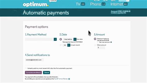 optimum online bill pay