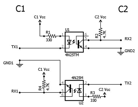 Optocoupler Serial Circuit