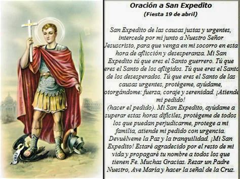 oracion a san expedito 3 dias