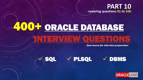 Oracle DBA Job Interview Questions Oracle Database Domain Name System