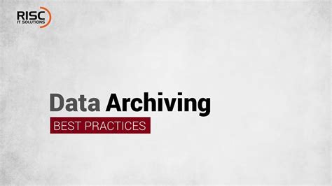 oracle data archiving best practices