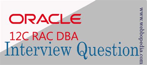oracle dba rac interview questions and answers for experienced