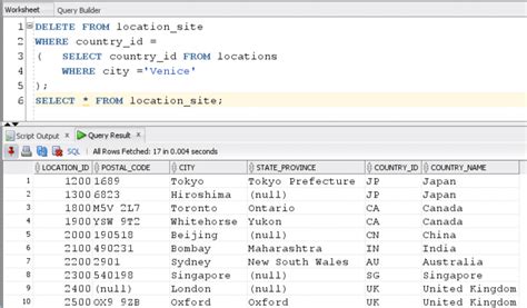 Oracle Delete Cascade Child Records