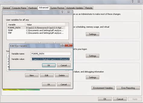 Oracle Forms Builder Library Path