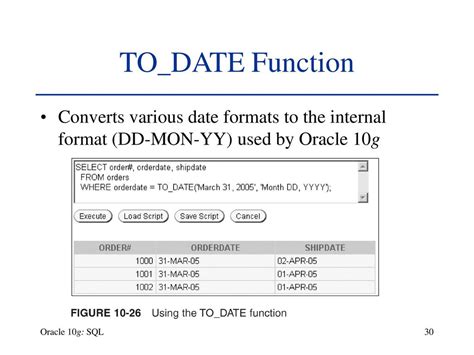 oracle get month number from date