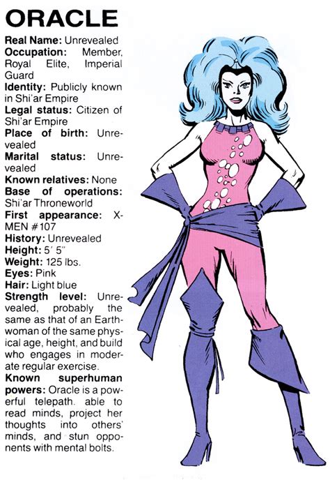 oracle marvel comics