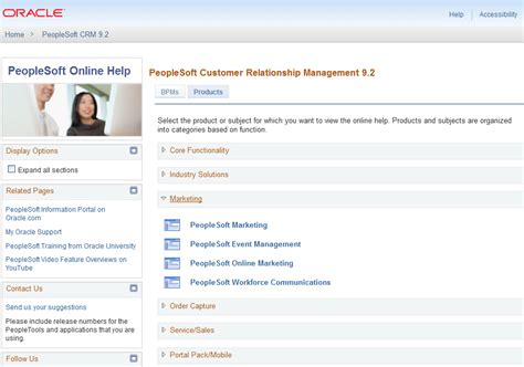 oracle peoplesoft online help