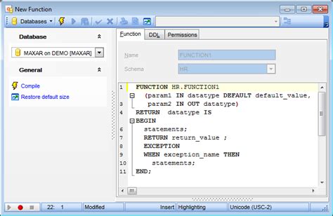 oracle show function definition
