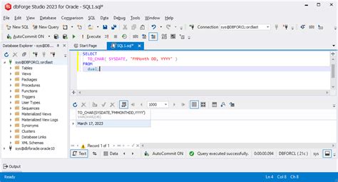 oracle to_char date format with time