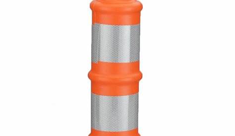Three D Traffic Works 36 In Orange Delineator Post With Base And