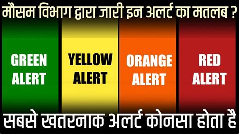 orange alert meaning in hindi