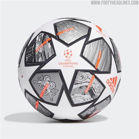 orange and grey champions league ball