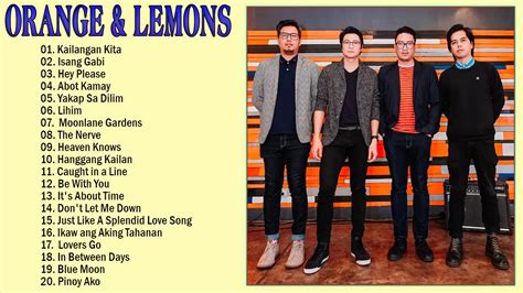orange and lemons song