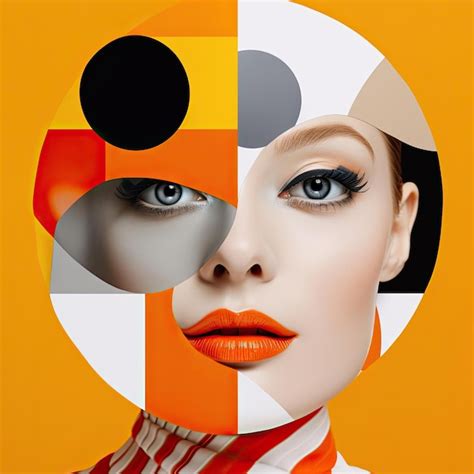 Orange Background Eyes