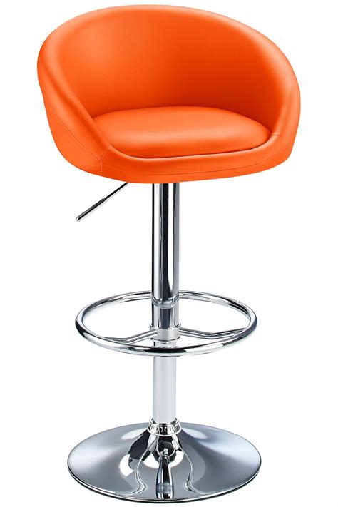 Orange Bar Stool (Set)