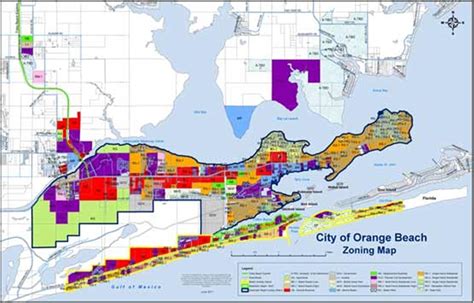 Orange Beach Zoning Map