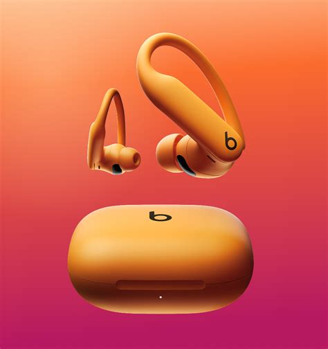 orange beats earbuds