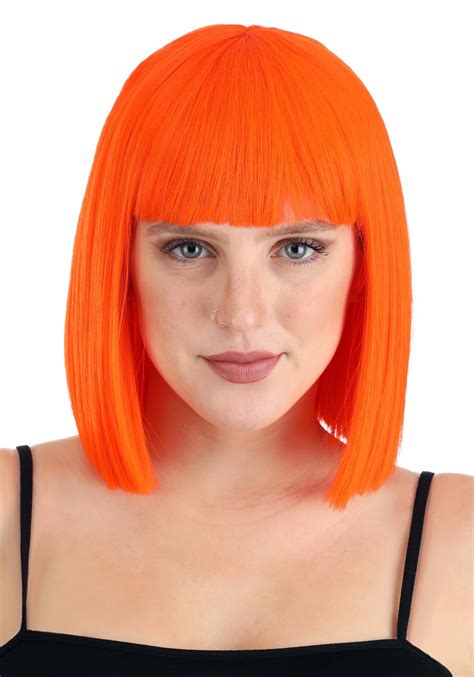 Orange Bob Cosplay Wig