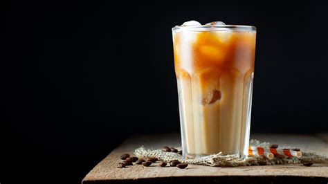 orange cappuccino coffee