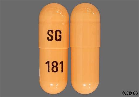 orange capsule sg 181