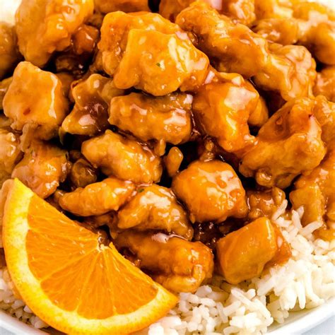 orange chicken recipe with panda express sauce
