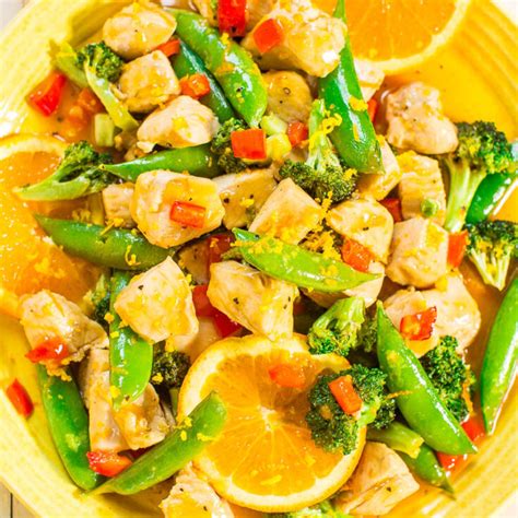 Orange Chicken Vegetables